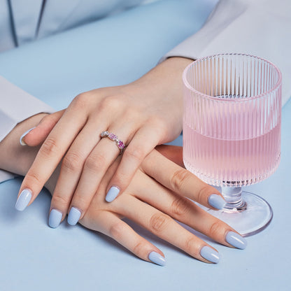 [AuraEcho]Unique Colorful Emerald Cut Party Ring