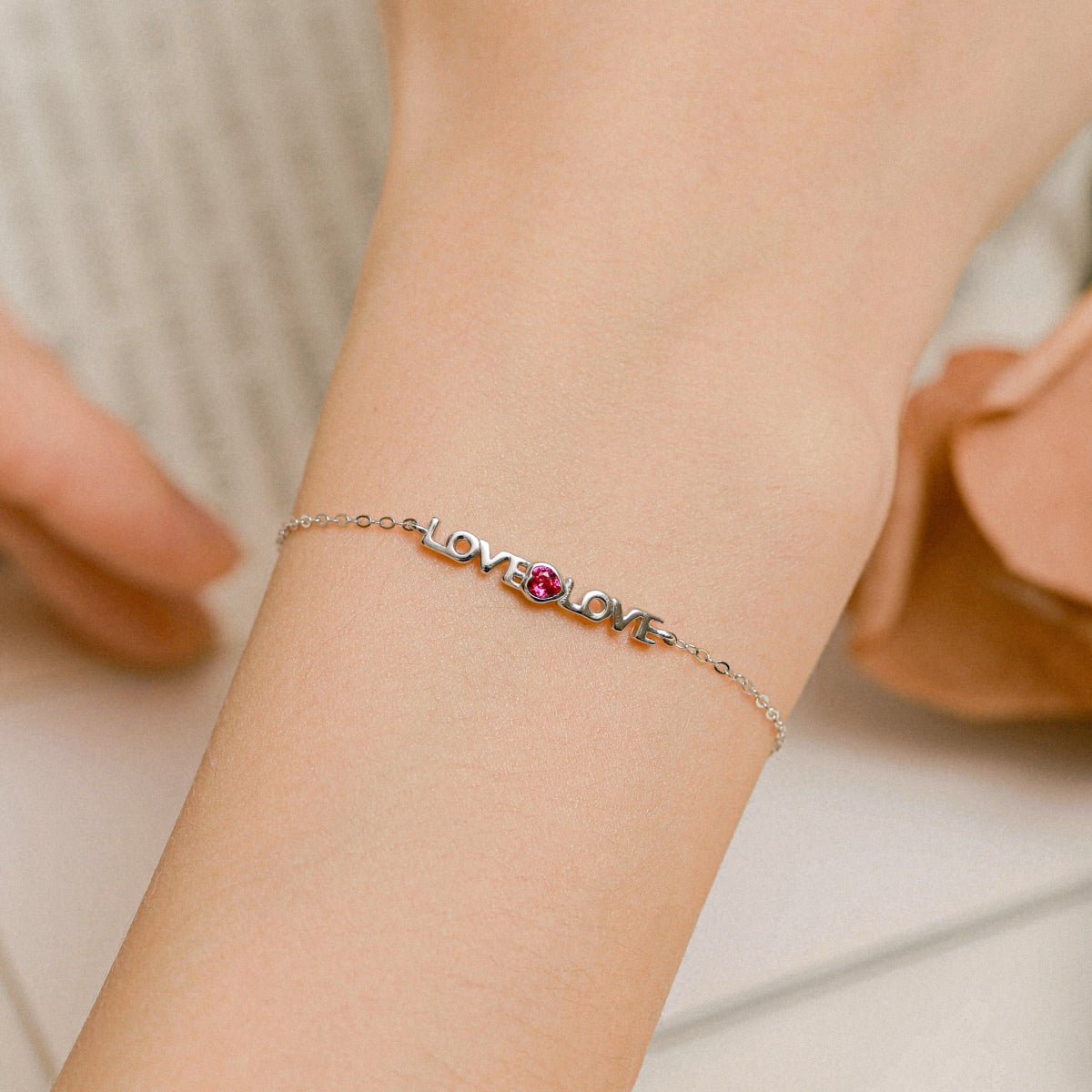 [AuraEcho]Romantic Heart Shape Lover Bracelet