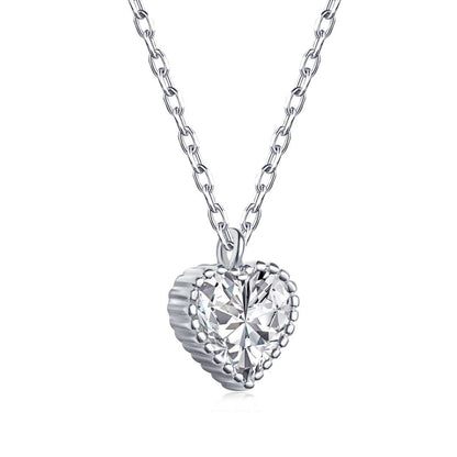 [AuraEcho]Ornate Heart Shape Necklace