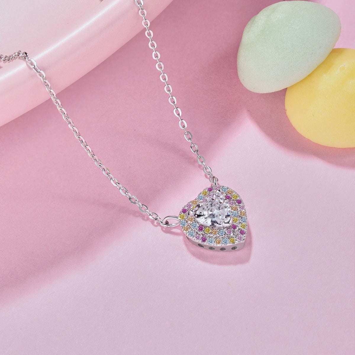 [AuraEcho]Exquisite Heart Shape Necklace