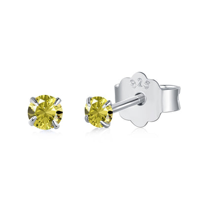 [AuraEcho]Delicate Solitaire Earrings