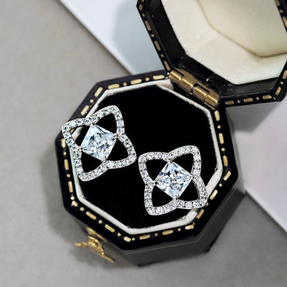 [AuraEcho]Elegant Star Shape Princess Cut Daily Earrings