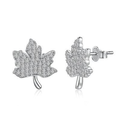 [AuraEcho]Exquisite Maple Leaf Design Earrings