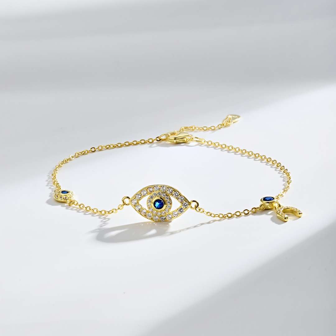 [AuraEcho]Dainty Eye Shape Necklace