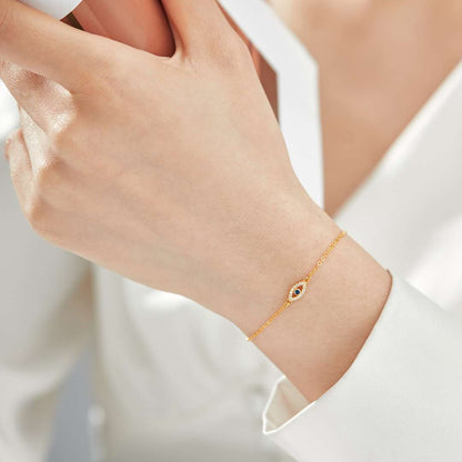 [AuraEcho]Evil Eye Shape Necklace