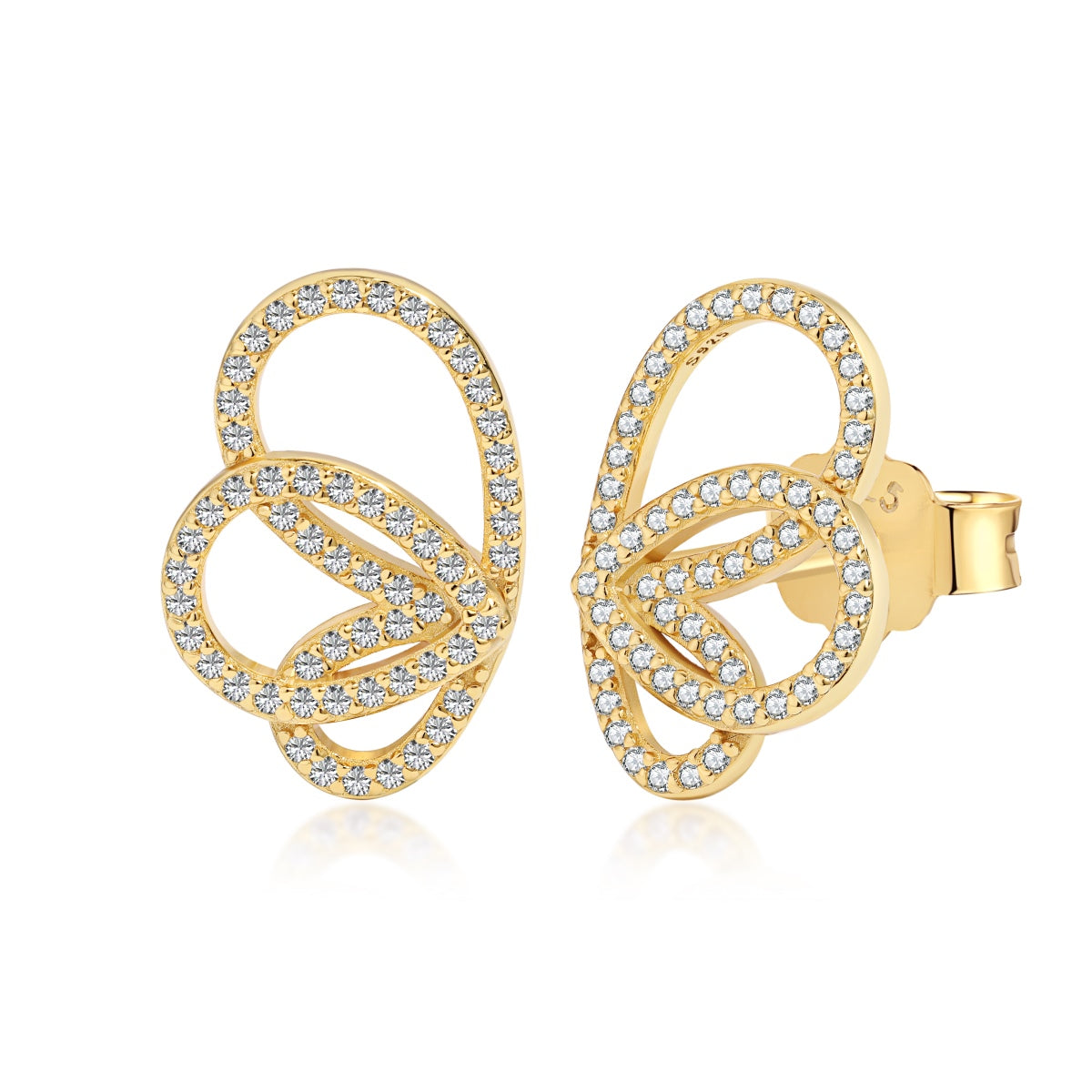 [AuraEcho]Exquisite Butterfly Shape Earrings