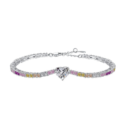 [AuraEcho]Delicate Romantic Heart Shape Lover Bracelet