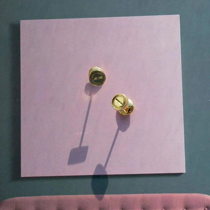 [AuraEcho]LOVE EARRINGS GOLD 10MM