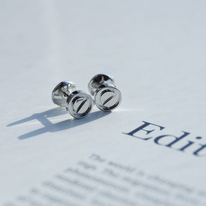 [AuraEcho]LOVE EARRINGS SILVER 10MM
