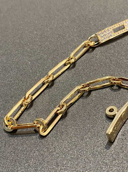 [AuraEcho]CHAINE BRACELET SMALL MODEL DIAMOND