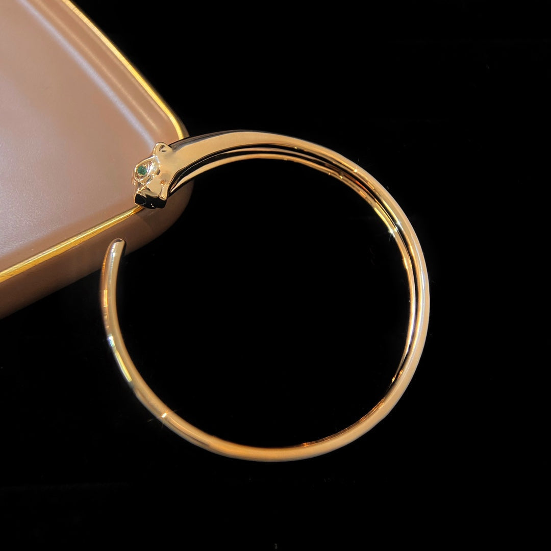 [AuraEcho]PANTHERE GOLD OPEN BRACELET