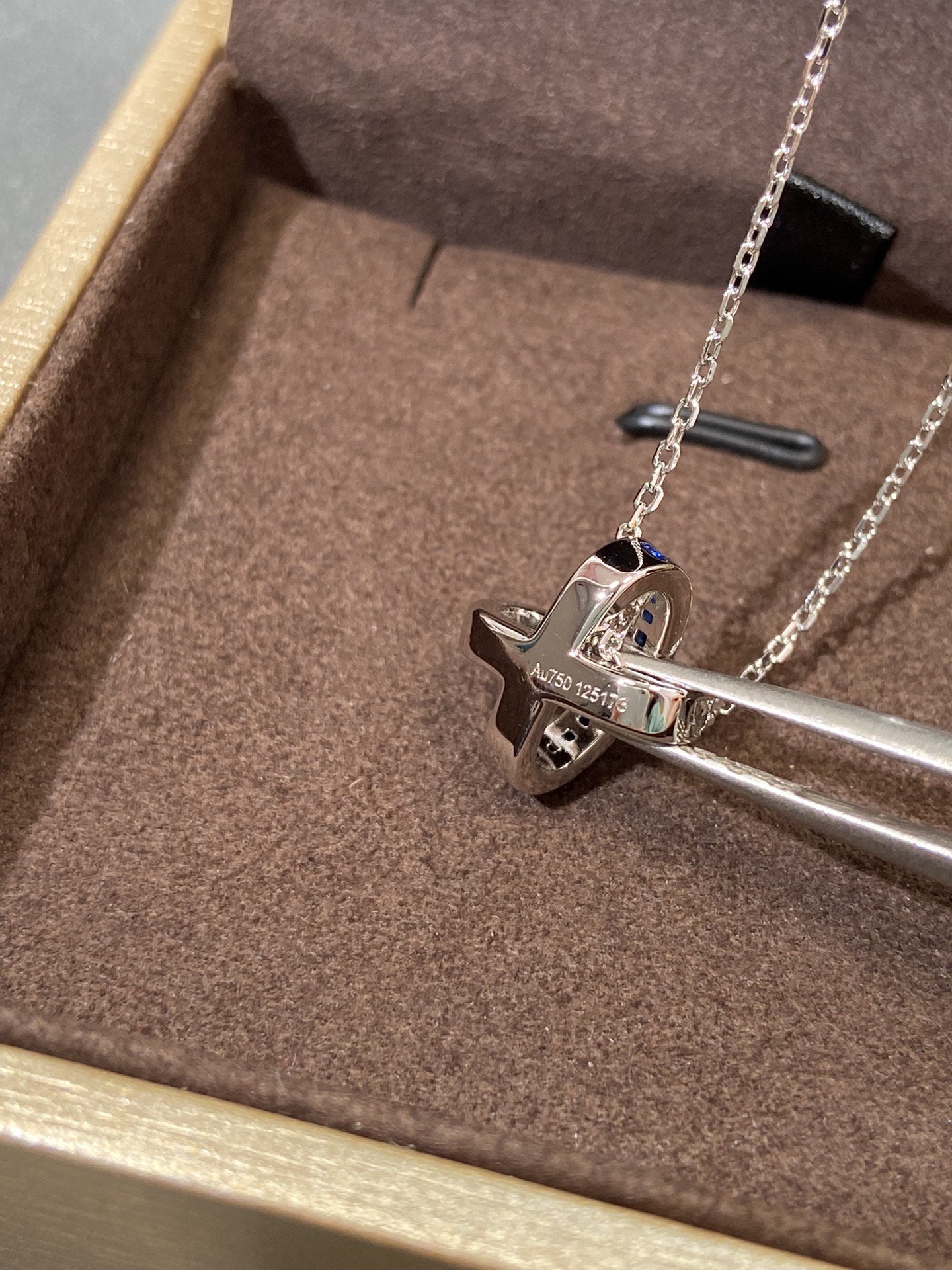 [AuraEcho]LIENS DIAMOND SILVER NECKLACE