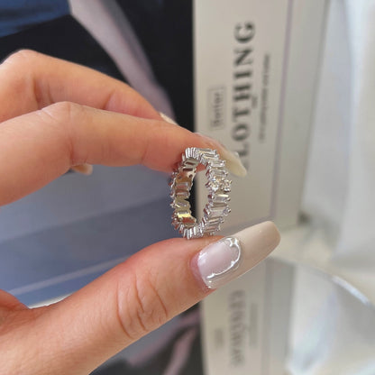 [AuraEcho]Delicate Multi Shape Tennis Ring