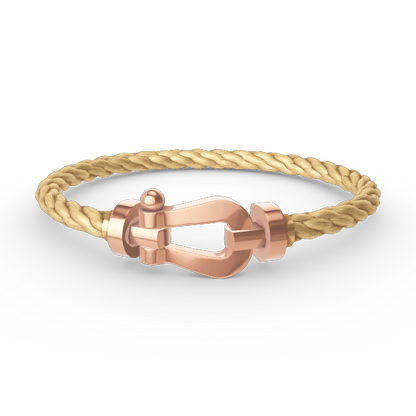 [AuraEcho]FORCE LARGE HORSESHOE NO DIAMOND BRACELET ROSE GOLD