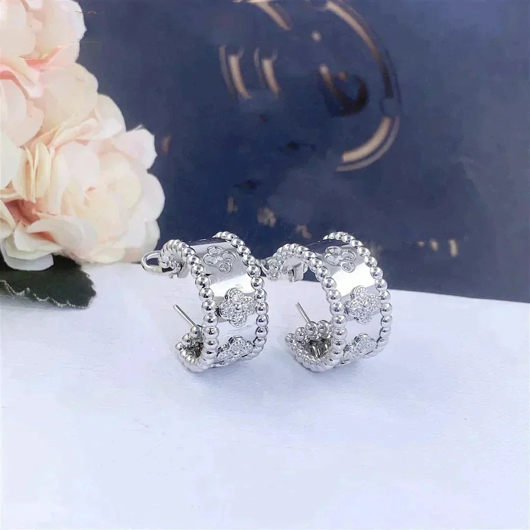 [AuraEcho]PERLEE DIAMOND EARRINGS
