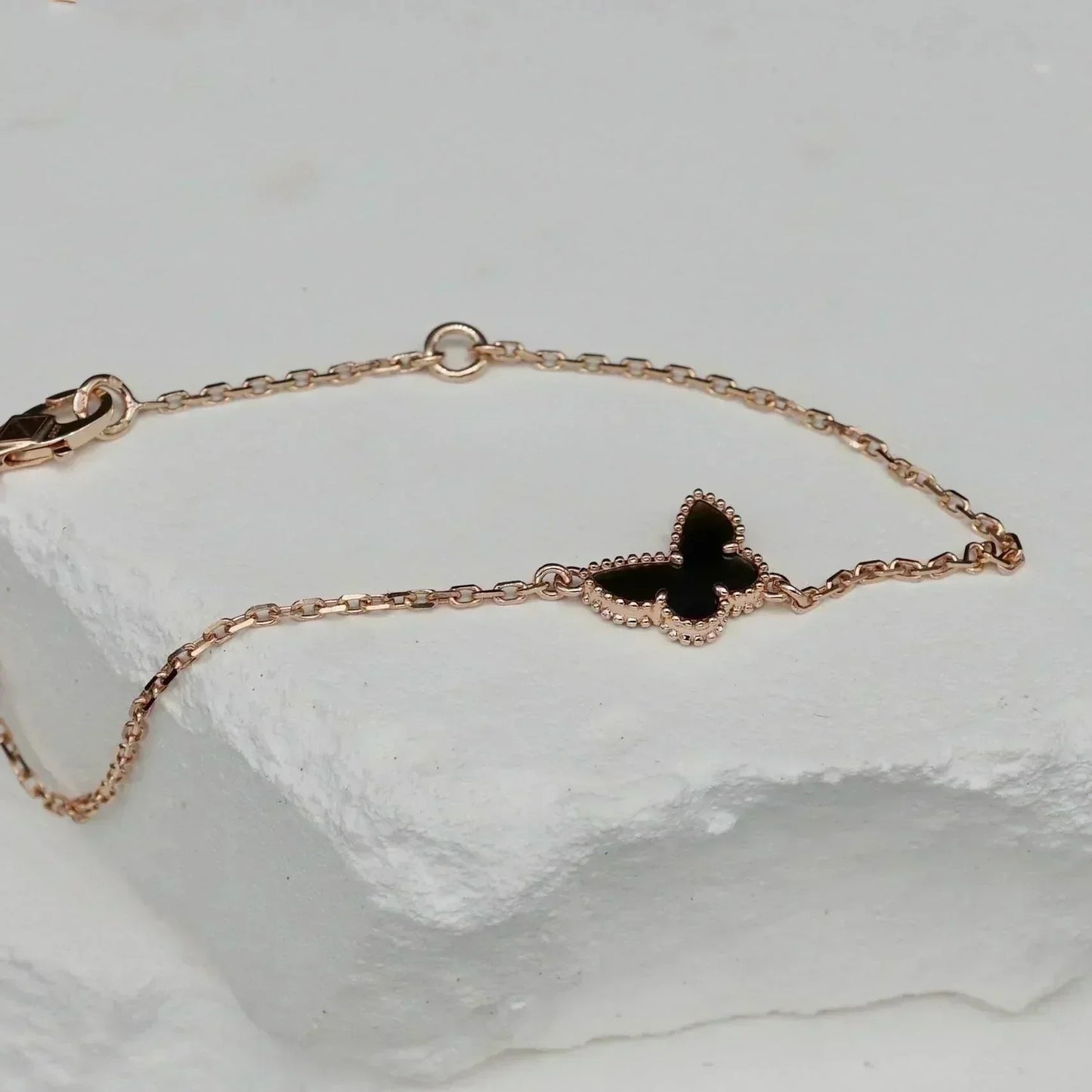 [AuraEcho]BUTTERFLY ONYX  BUTTERFLY BRACELET